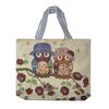 Эко-сумка для покупок Сова Холст Сумки на плечо для школьных женщин Складная сумка-тоут