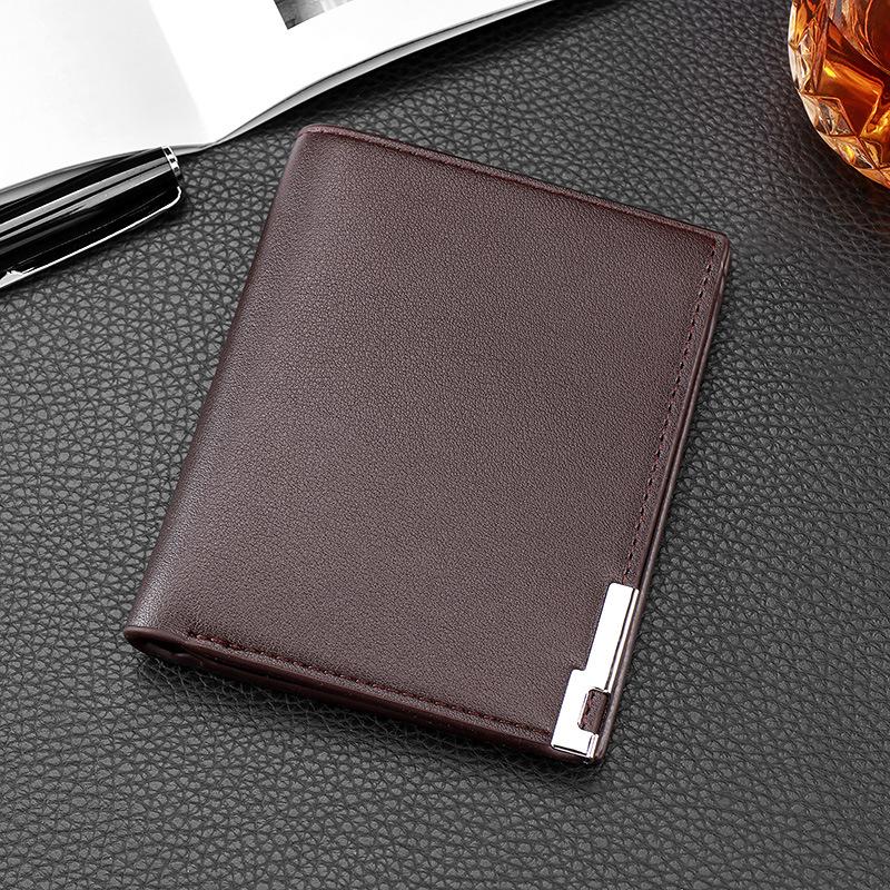 Men's Stylish Business Wallet - Large Capacity, Multi-Card Slots, Ticket Clip, Card Holder for Young Professionals