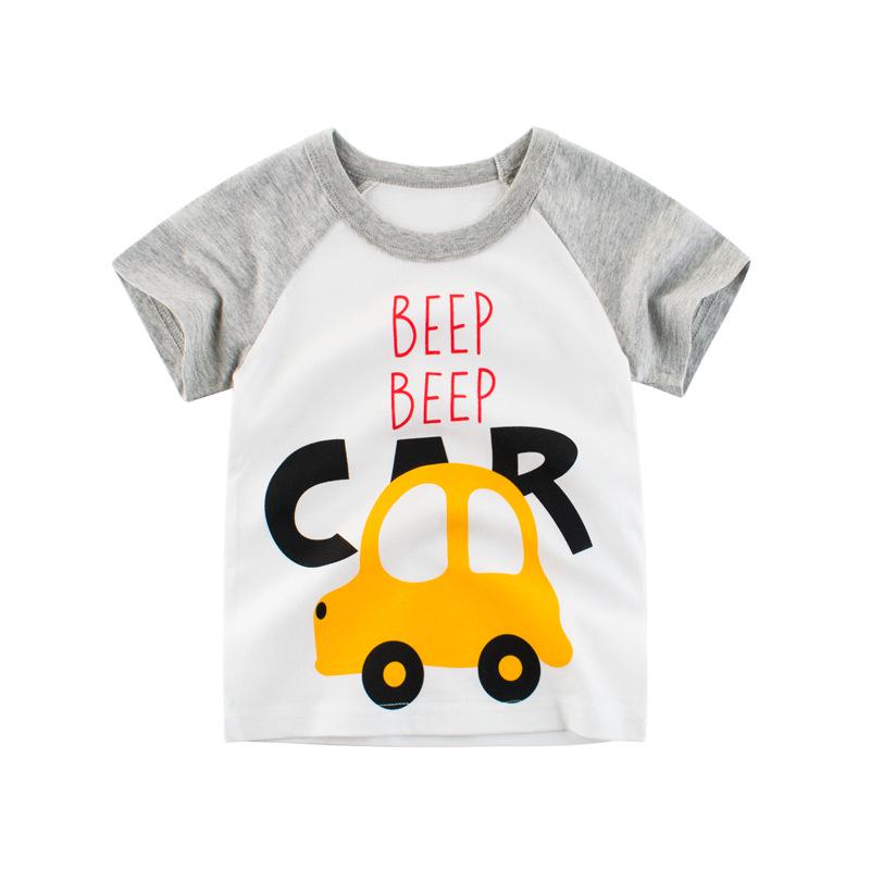 Brand Kids' Summer Short-Sleeve T-Shirts: New 2024 Korean Style Boys' Clothing