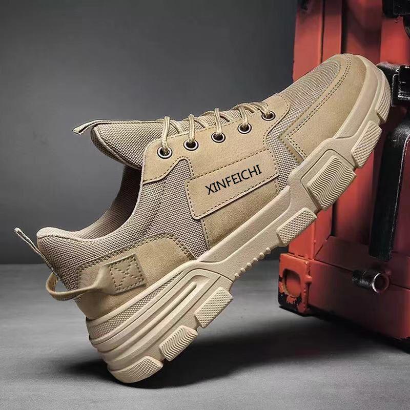 Hiking Shoes Men's Sports Casual Shoes Super Light Labor Protection Shoes Summer Deodorant Work Shoes