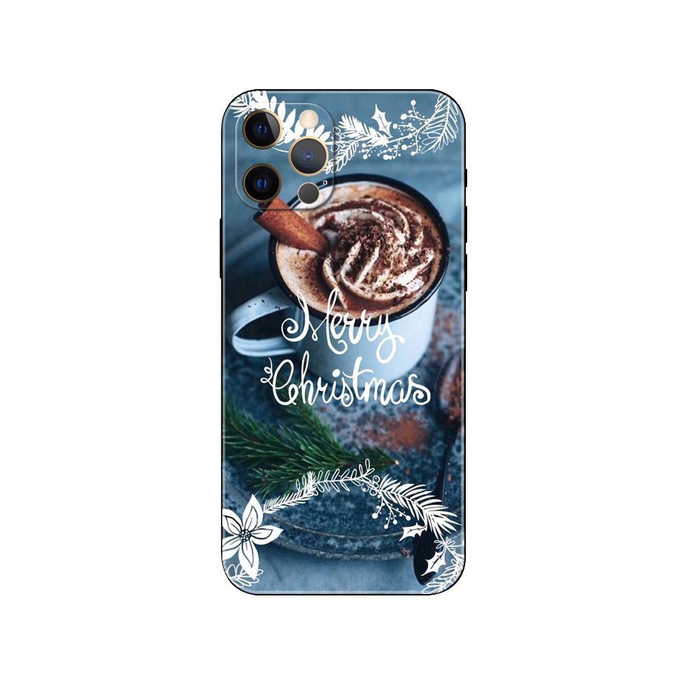 

Рождественский подарок Чехол для телефона Санта для iphone 5 5s 2020se 6 6s 7 8 plus x 10 XR XS 11 12 13 mini pro MAX черная задняя крышка из ТПУ iphone 13pro MAX