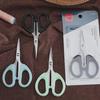 Stainless Steel Student & Office Scissors - Plastic Handle, Small Handheld for Home and Crafts