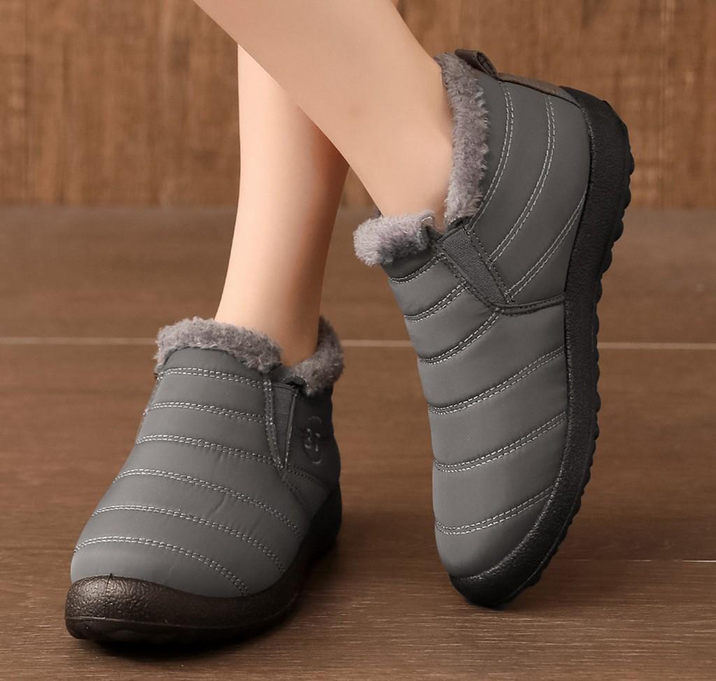 

Мужские зимние однотонные теплые ботинки плюс бархатные зимние ботинки на плоской подошве 44