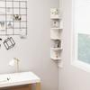 VidaXL Wall Corner Shelf White 20x20x127.5 Cm Chipboard