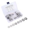 90PCS Penny Repair Washers Flat 8 Sizes Assorted 304 Stainless Steel Universal for Cars Trucks