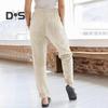 Women Corduroy Pants High Waist Baggy Drawstring Elastic Waist Casual Trousers Loose Fit Straight Leg Pockets Work Pants