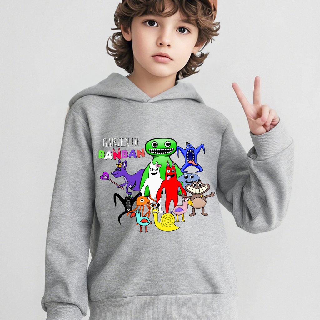 Spring And Autumn Children Garten Of BanBan Hoodie Boys And Girls Casual Tops Cartoon Printing Children's Sportswear Coat Baby