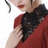 Dames nepkraag Wit Zwart Kant Bloemen Afneembare nepkraag Blouse Shirt Verwijderbare kraag Strik Trui Decoratie
