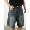Denim Shorts Men's Summer Five-point Pants Loose Casual Pants