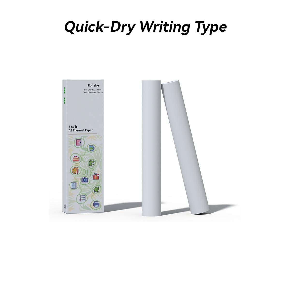 

Термопринтер A4, 100 зігнутих сторінок для тривалого використання, 8,5 x 11 дюймів для принтера A40 PocketJet HPRT MT800/MT800Q