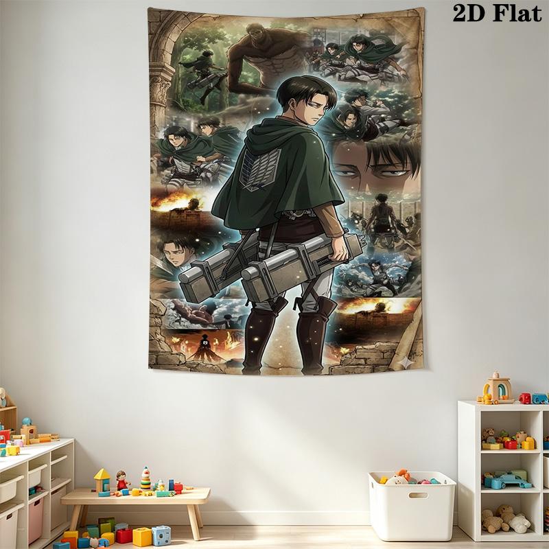 Attack Titan Wall Tapestry Tapestry Background Cloth Wallmounted Background Wall Hanging Cloth Christmas Gift Background Cloth