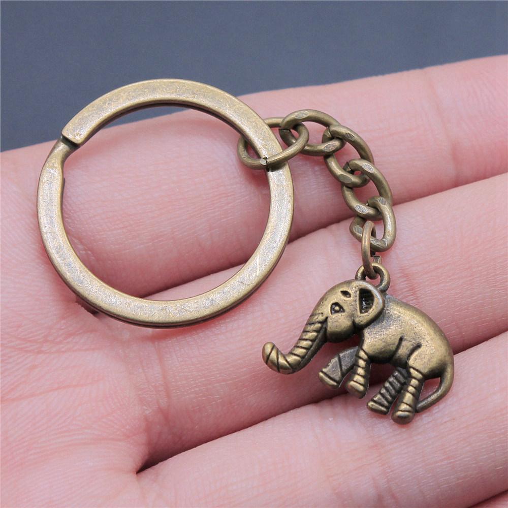 Big Elephant Animal Keychain for Women Best Seller Sweet Christmas Gift Streetwear Car Key Ring