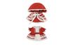 AXLUCE Plush Clothes - 20cm Lolita Hooded Cape Doll (Red)
