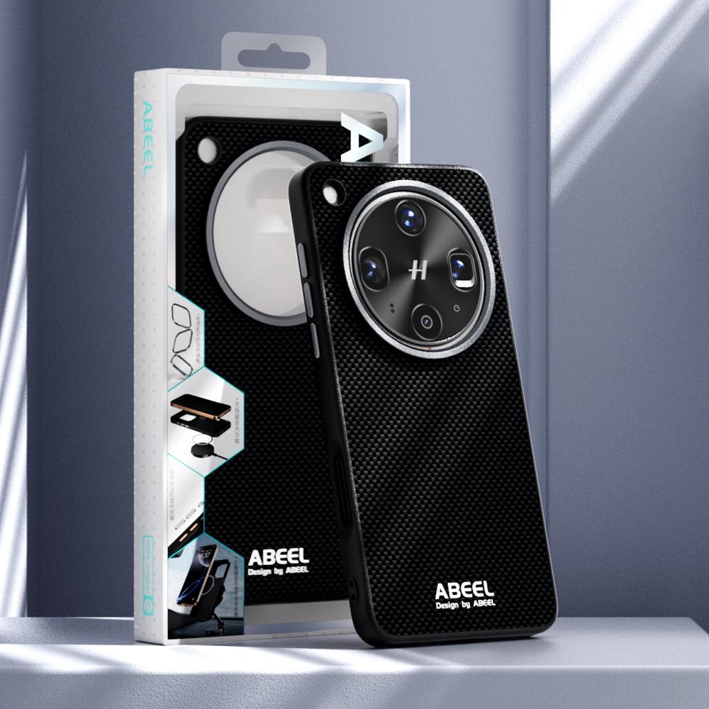 ABEEL For Oppo Find X8 Ultra 5G Case Compatible with MagSafe Printed PC TPU Aluminum Alloy Leather Phone Cover