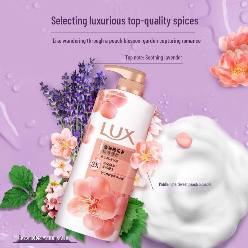LUX Peach Blossom Fragrance Body Wash