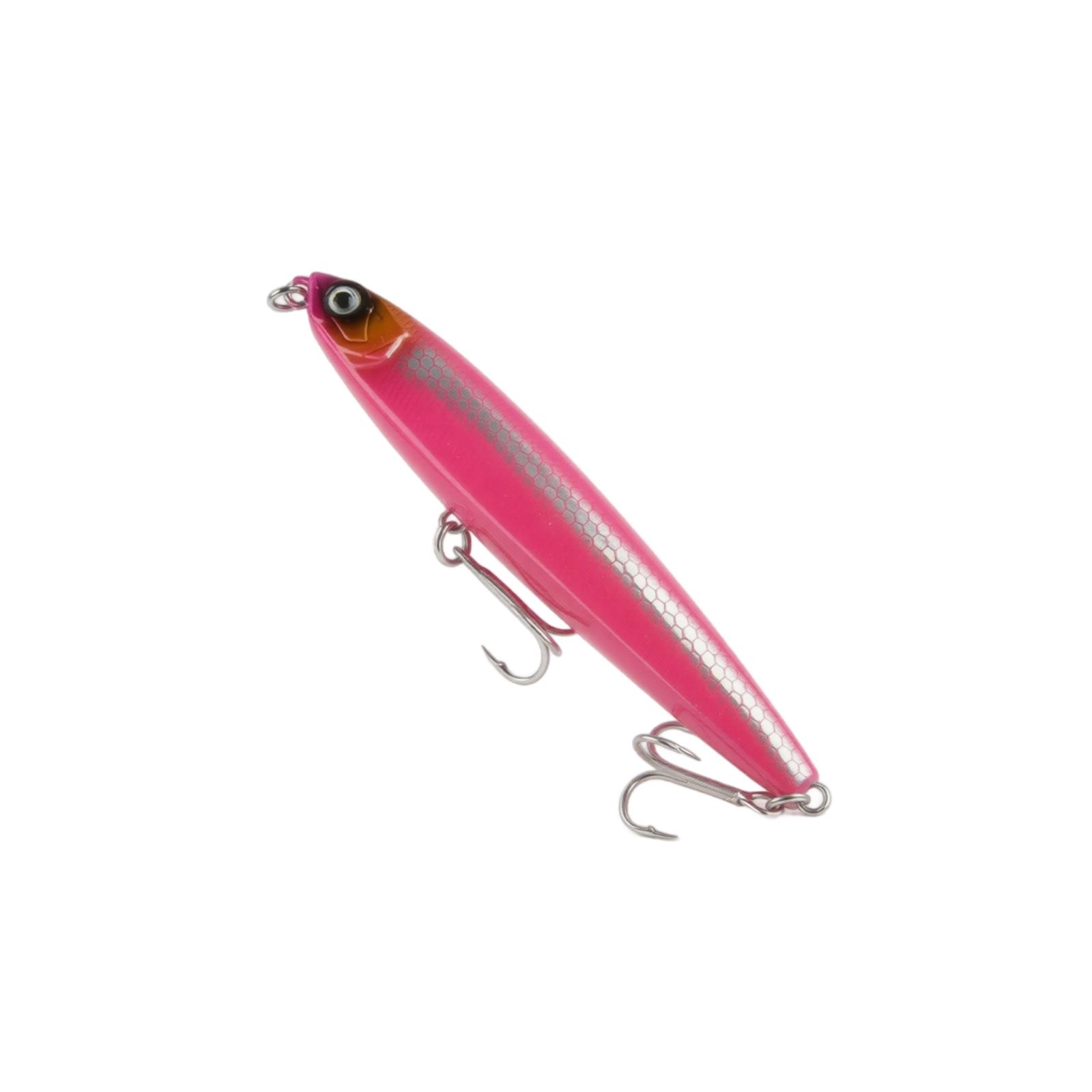 

Long Casting Sinking Pencil Fishing Lure with Reinforced Blood Groove Hooks Artificial Bait for Freshwater and Saltwater Fishing 14g one size