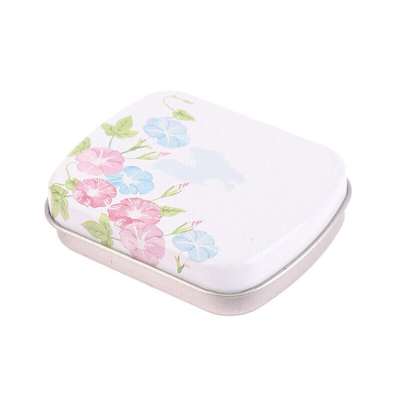 Hinged Tins Portable Storage Rectangle Empty Box Mini Small Metal Mini Skater