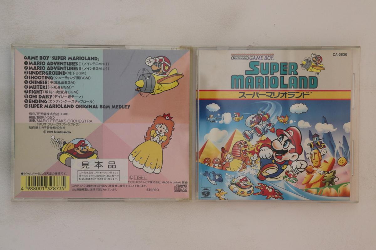 

CD OST Super Mario Land CA3838PROMO COLUMBIA 1989 Japan AnimeGame Used