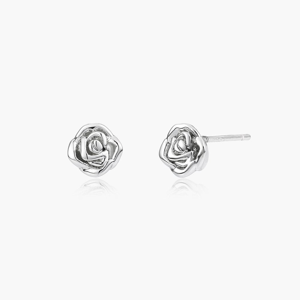 [Sold Out Item] Rose Silver Earrings