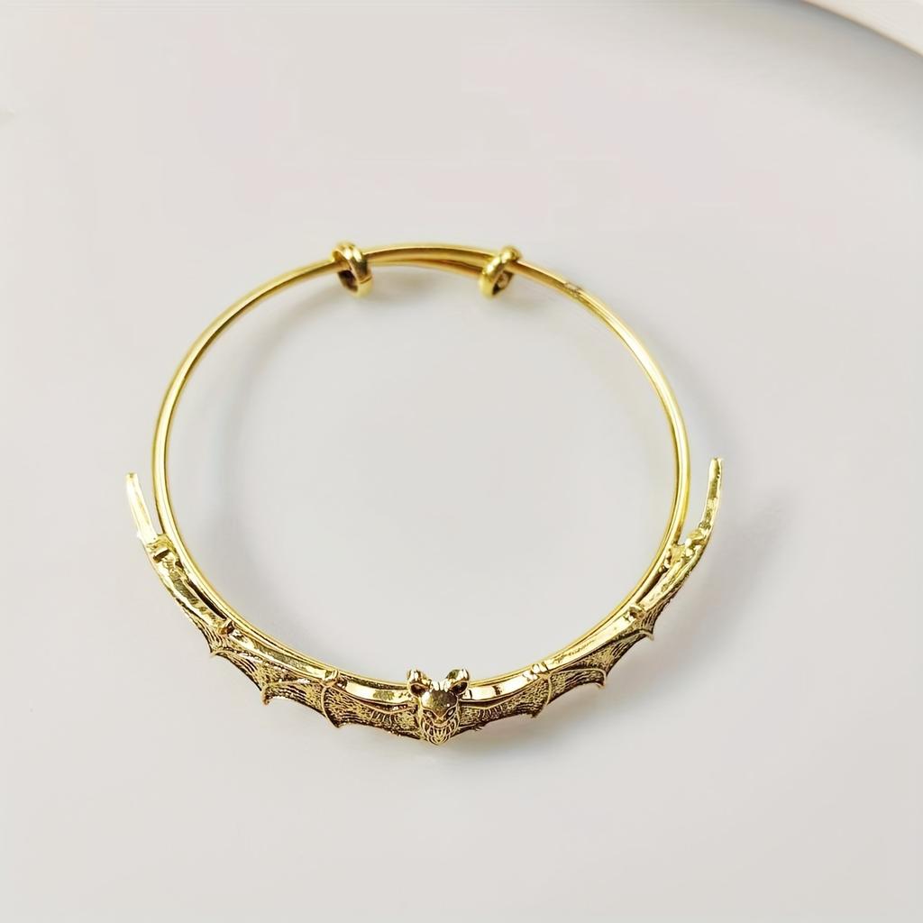 [Vintage Bat Shape Bracelet] Boho Halloween Bat Shape Vintage Statement Fashion Bracelet | Women Party Favors