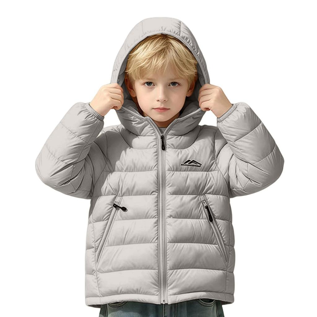 Kinder Kapuzen-Reißverschlussjacke mit Taschen für Freizeit und Outdoor-Aktivitäten