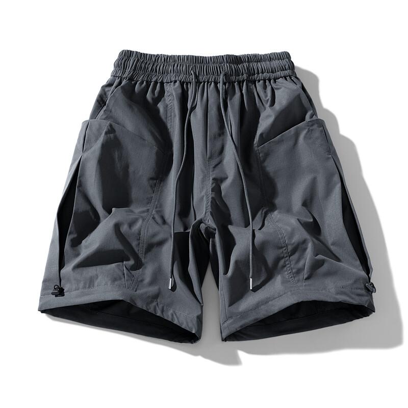 2025 Summer Beach Shorts Men Casual Shorts Men Basketball Short Trousers Solid Color Sportswear Men Jogging Breathable Pants