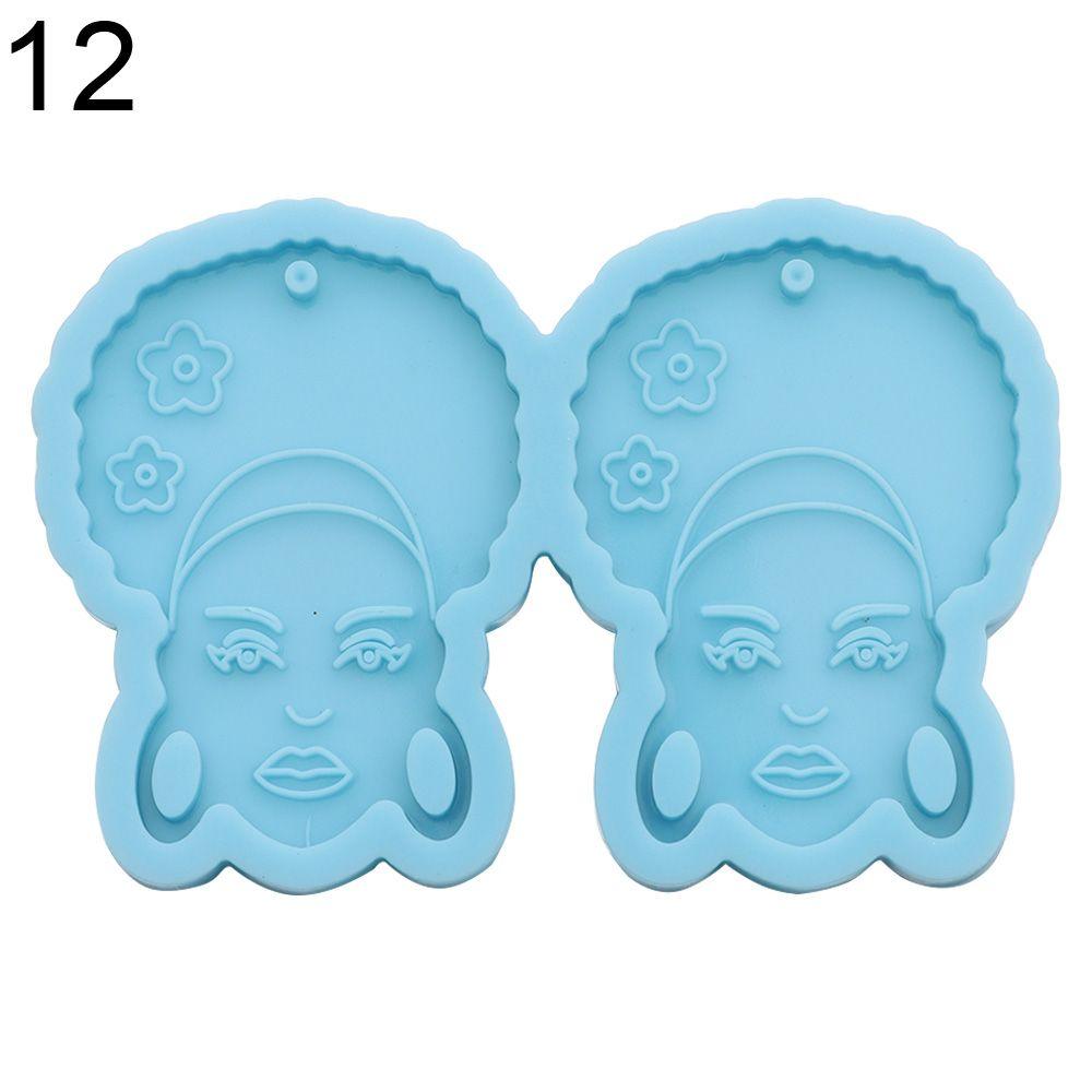 DIY Casting Mould Crafts Epoxy Resin Mold Keychain Pendant Earrings Mold Ear Studs