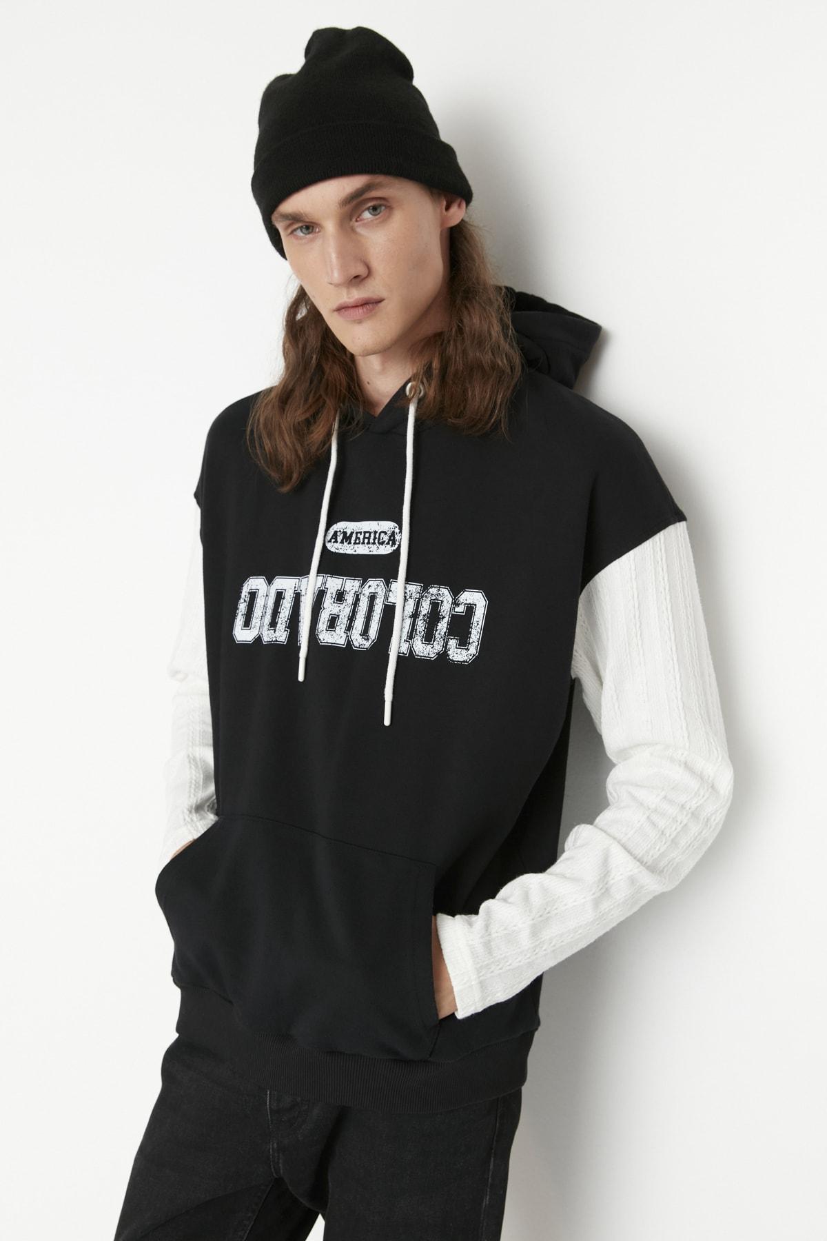 

Толстовка - Черный - Классический крой