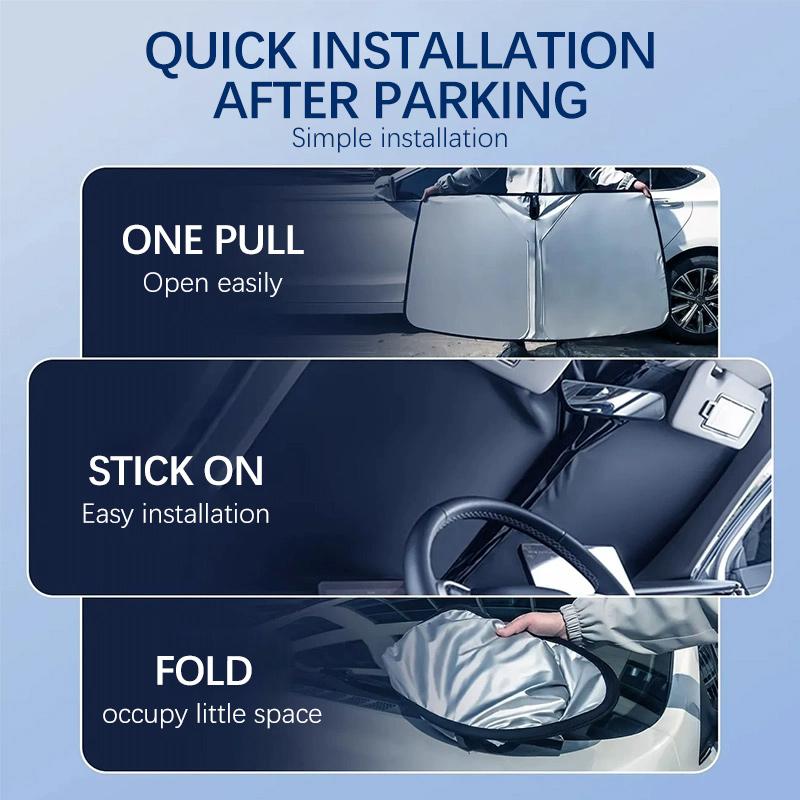 Car Windshield Sun Shade Covers Front Window Sunscreen UV Parasol For Land Rover Defender 110 90 130 Summer Car AccessoriesWindshield Sunshades 1
