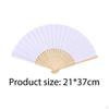 50 Pieces Blank Paper Fans Folding Fan DIY Coloring Game for Children Crafts
