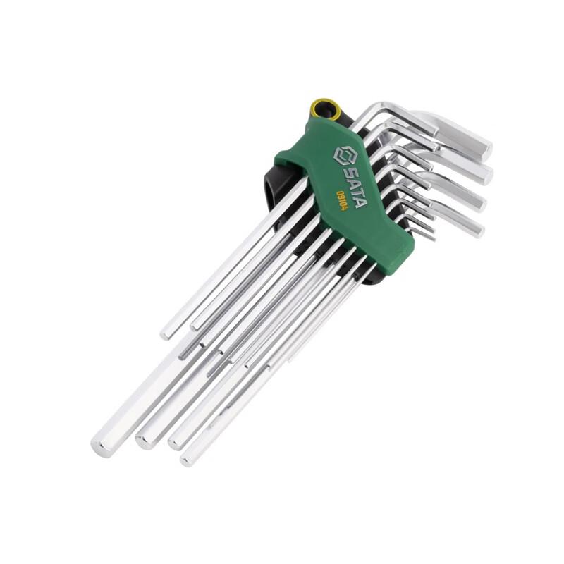 SATA 12-Piece Imperial Extra-Long Hex Key Set