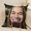 Plaqueboymax meme Pillow Case Natural Linen DoubleSided Printing Sofa Home Decor Cushion Cover