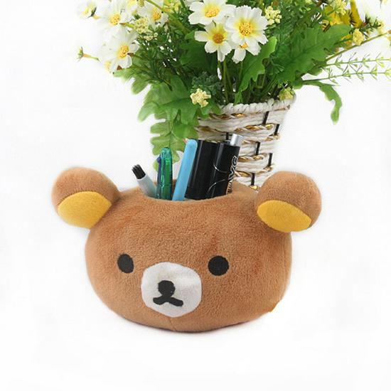 Adorable Cartoon Bear Pen Holder for Students: Cute and Creative Desk Organizer