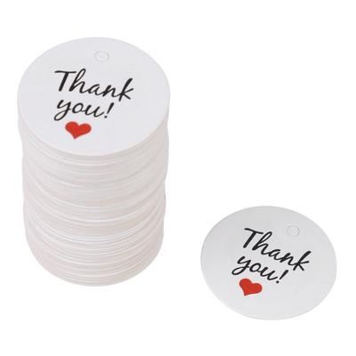 100 piezas Etiquetas Colgantes Blancas Hechas a Mano Favor de Boda Regalo Etiquetas para Postre Etiqueta de Precio para Joyería #2