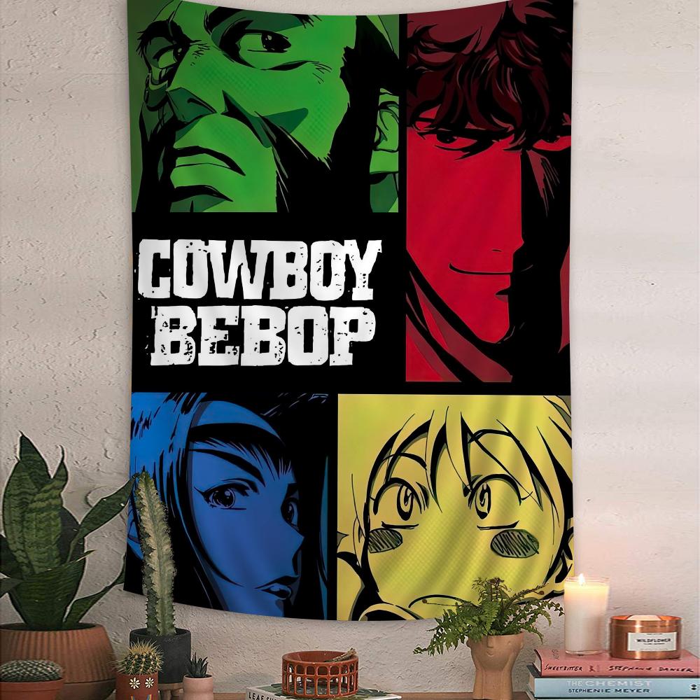 CCowboy Bebop Cartoon Tapestry Wall Hanging Decoration Household Home Decor