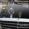 1 st 3D Zinklegering Bil Framhuv Emblem Huv Etikett Märke för Mercedes Benz W203 W204 W205 W206 W212 W213 W222 W223 E300 C200