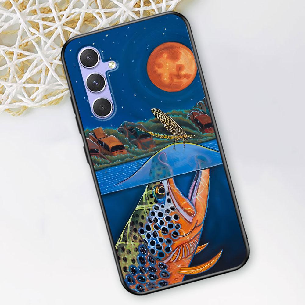 Trout Fish Fishing Case for Samsung Galaxy A51 A53 A54 A31 A52 A12 A13 A21s A22 A32 A11 A22 A33 A41 A52s A73 A14 TPU Phone Cover