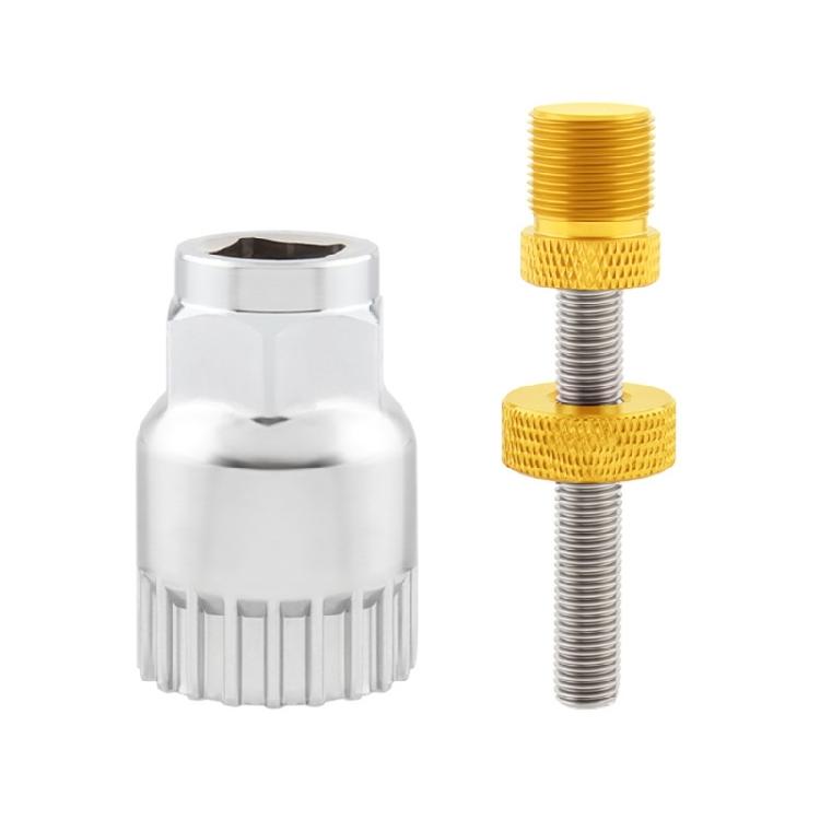 Square Hole Spline Repair Wrenches Road Bike Wrenches Wheel Removal Tool Bicycles Bottom Brackets Remover золотой