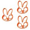 Adorable Rabbit Shaped Silicone Egg Mold For Perfectly Shaped Omelets And Fried Eggs
