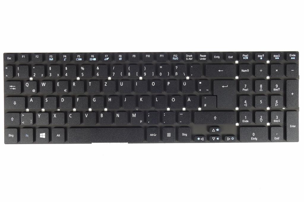 Tradebit Replacement Keyboard for Acer Aspire V3-571/V3-771/E1-572, German DE QWERTZ, Non-Backlit, Compatible Parts