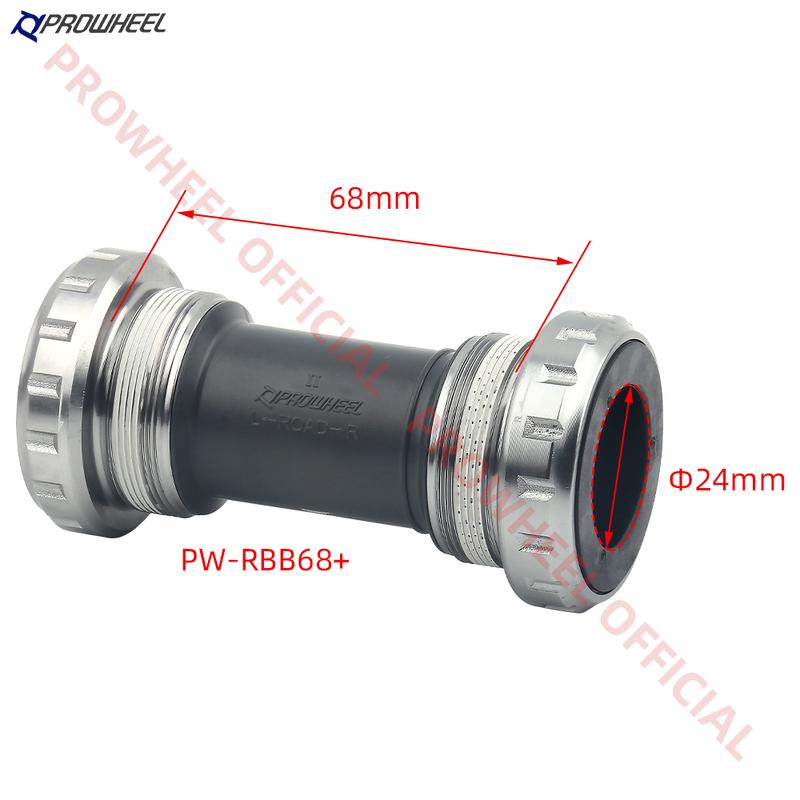 PROWHEEL Bicycle Bottom Bracket RBB68+ MBB73+ MBB68+ BB73+ Threaded Bottom Bracket MTB Bike Bearing MTB Sealed Bearing BB Part