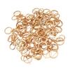 50pcs Link Clasp Keychain Hook Accessory Golden Extension Link Lobster Clasp for Car Key