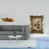 Resin Joseph Sculpture And Ornate Vintage Photo Frame Decorative Display for Tabletop Shelf Office
