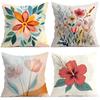 Bohemian Flowers Cushions Pillowcase Polyester Cushion Cover Throw Pillow Pillowcover Home Car Sofa Decor