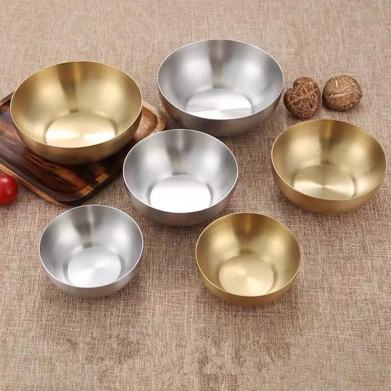 Thickened Stainless Steel Bowl: Perfect for Noodles, Rice, Salad, Bibimbap, Pao Fan, and Ramen