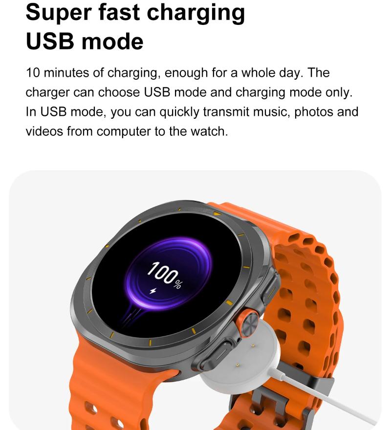 2025 Nové Vylepšené Hodinky 7 Ultra Chytré Hodinky Pánské 32GB Paměť NFC Bluetooth Volání IP68 Vodotěsné Outdoorové Sportovní Hodinky