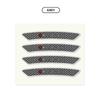 CFG1 4pcs Car Trim Badge Wheel Brow Decal Car Wheel Hub Sticker For Mercedes Benz B/C/E/S Class A Class C200L GLC GLK CLA Accessories