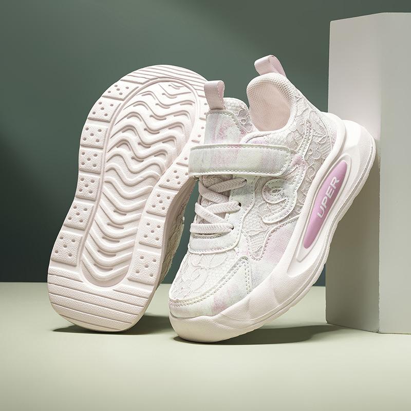 

Спортивная обувь для девочек CUHK 2025 весна и осень новая сетчатая модная обувь для учеников начальной и средней школы мягкая подошва легкая повседневная обувь для бега 38 (inner length 243mm)