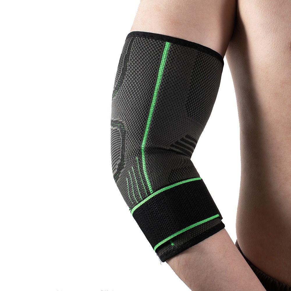 Langlebige Damen Herren Ellenbogen-Kompressionsmanschette Stützbandage Armwärmer Elastisches Arthritis-Bandage Armschoner Schutz Sportbekleidung