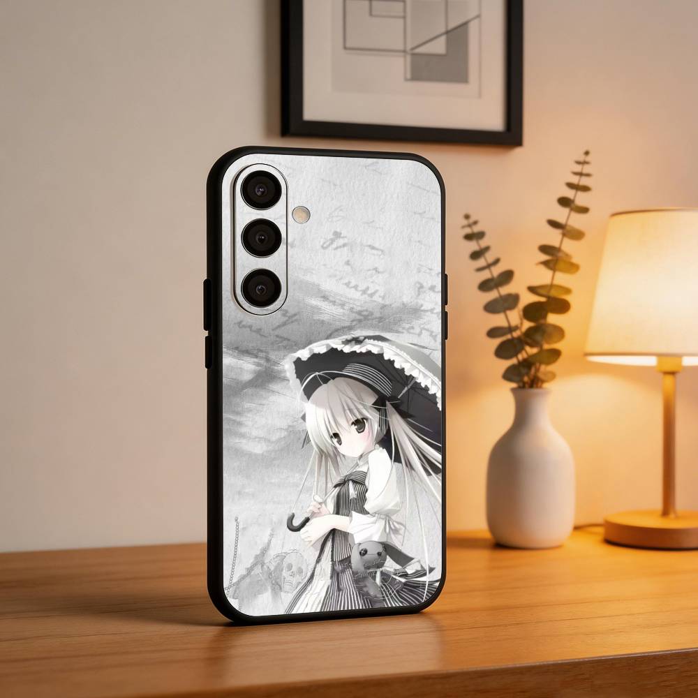 Y-Yosuga No S-Sora Anime Phone Case For Samsung A73,72,71,53,52,51,22,91,80, Soft Black Cover
